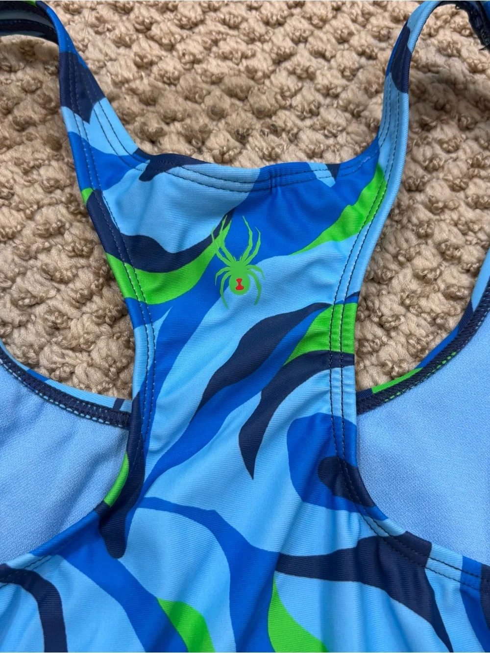 Lot of Two Girls Spyder Brand One Piece‎ Swim Suits Size Large 12-14